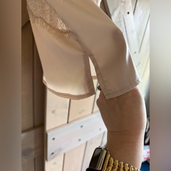 DO+BE Cream Lace Trim Camisole - Picture 4 of 7